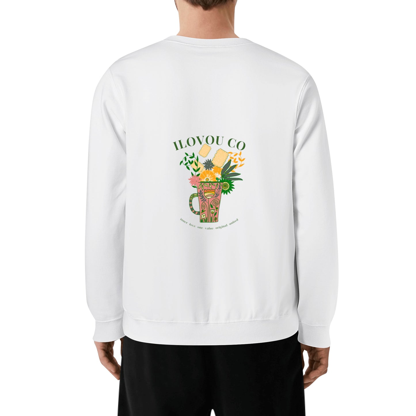 Ilovou Co Unisex Cotton Sweatshirt