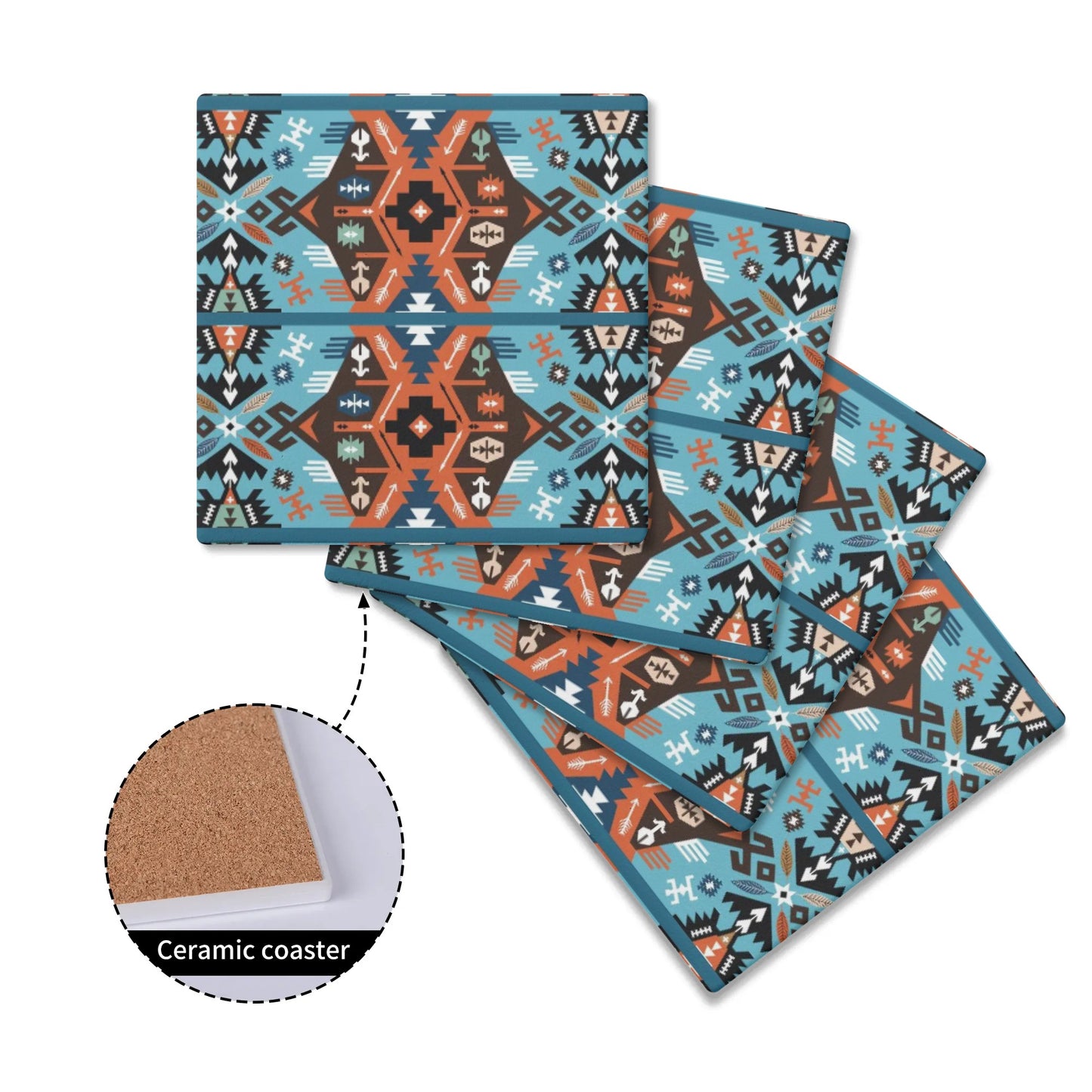 Square Ceramic Coasters