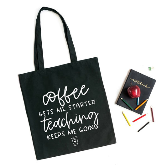 Keeps Me Going Coffee Tote