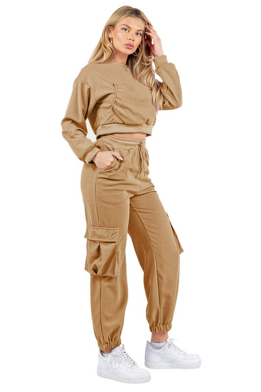 SEXY TWO PIECE SWEATSUITS