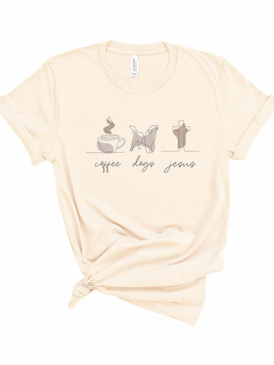Coffee Dogs Jesus Boutique Tee