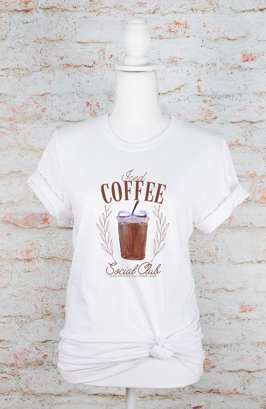 Iced Coffee Social Club Graphic Tee