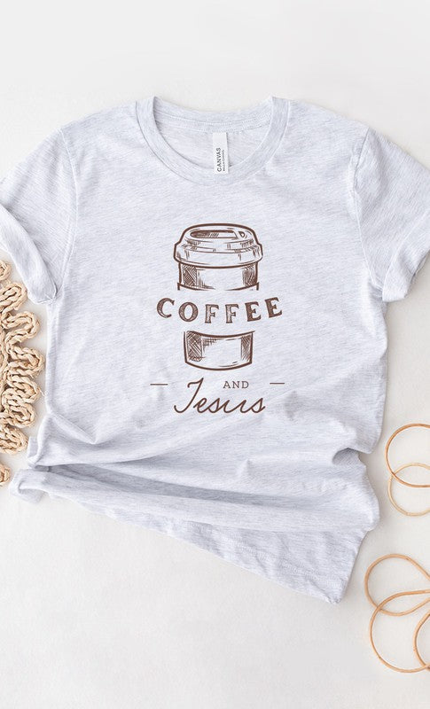 Coffee and Jesus Graphic Tee